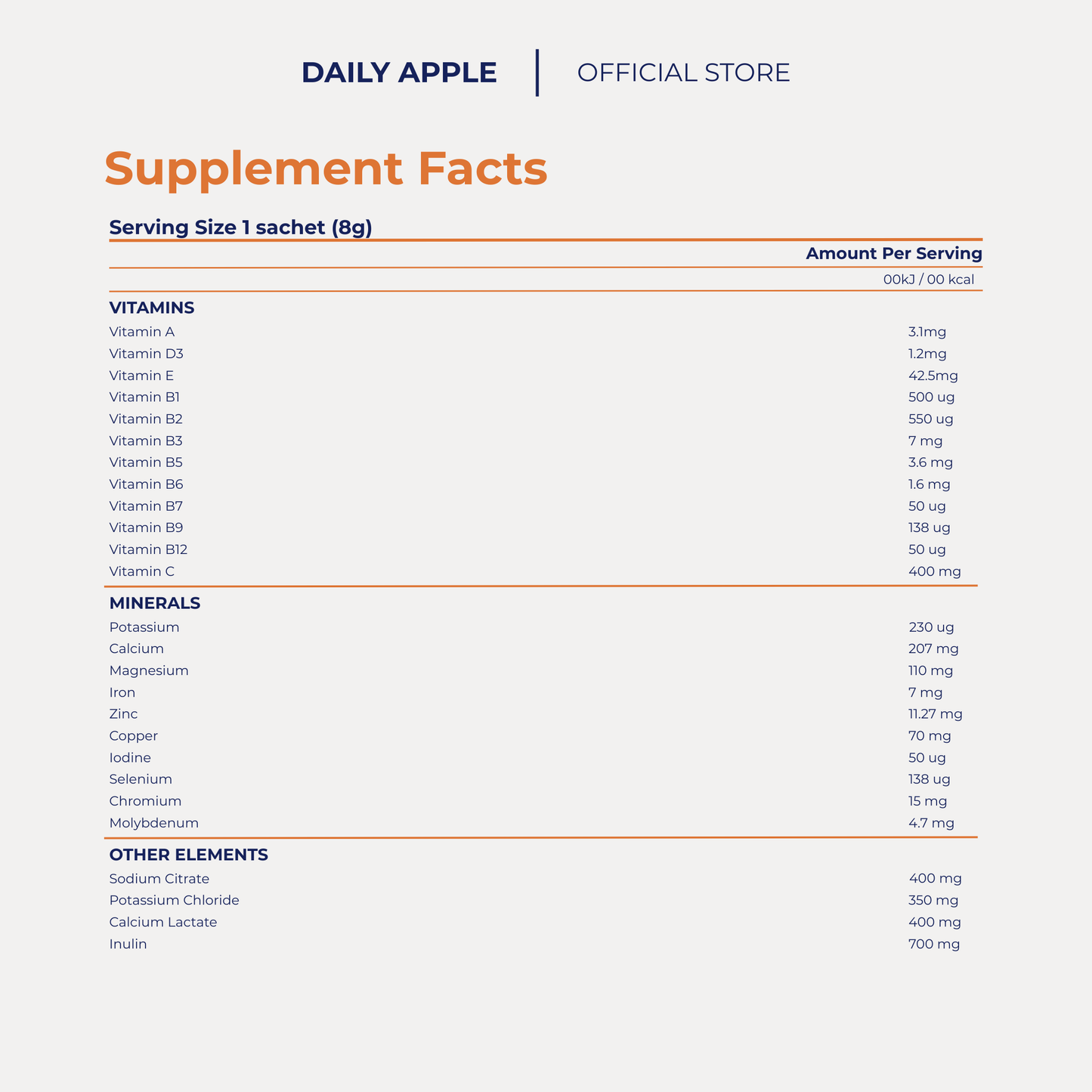 DAILY APPLE: 10 sachets